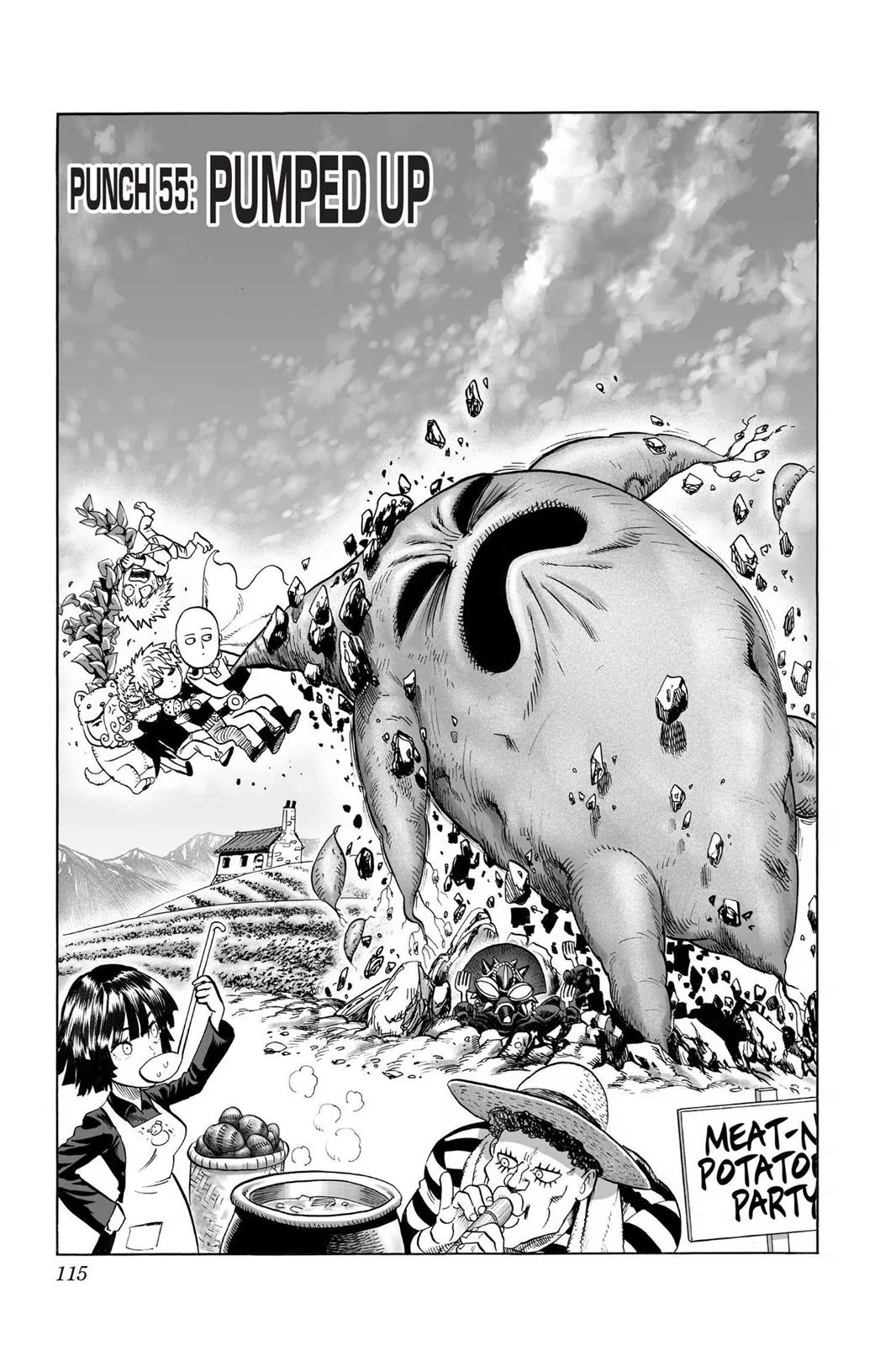 One Punch Man Chapter 55